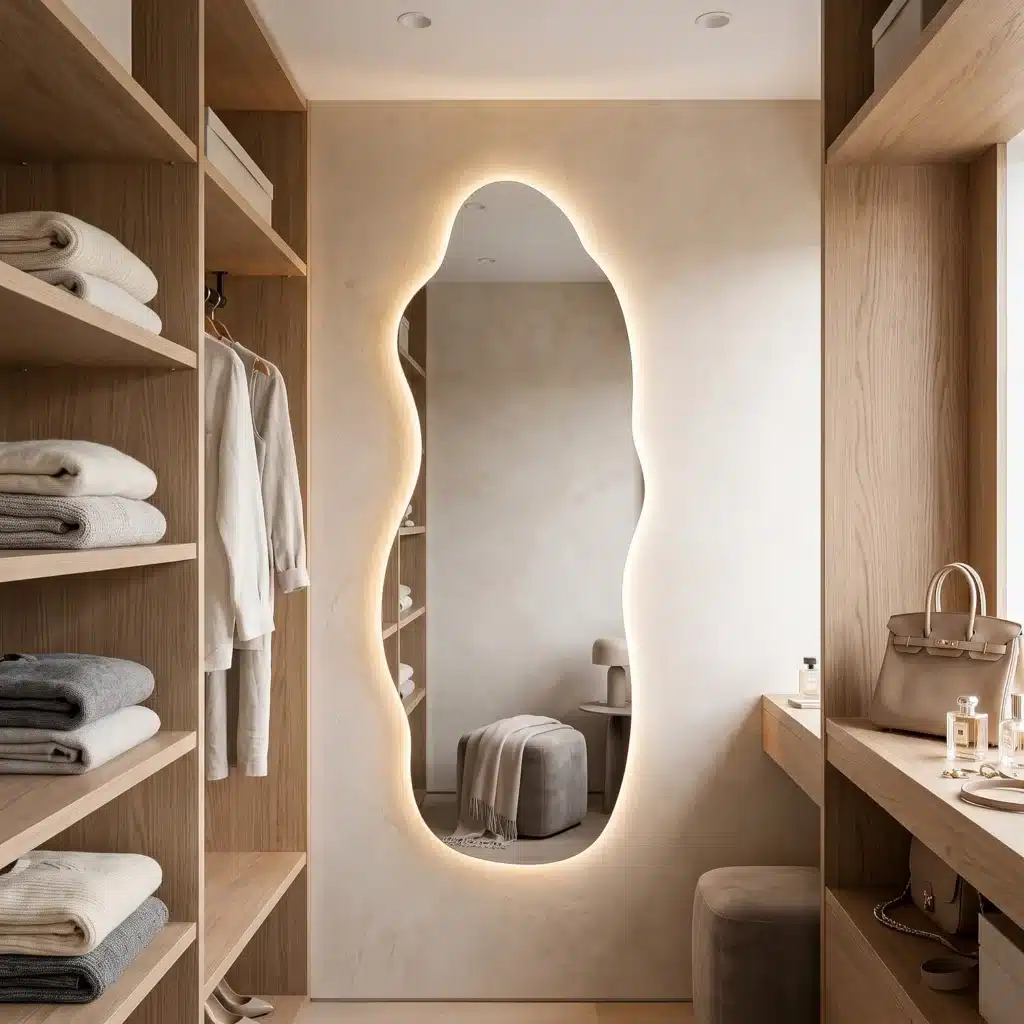 Lustro LED podświetlane nieregularne Lyon