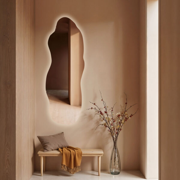 Lustro LED podświetlane nieregularne Lyon