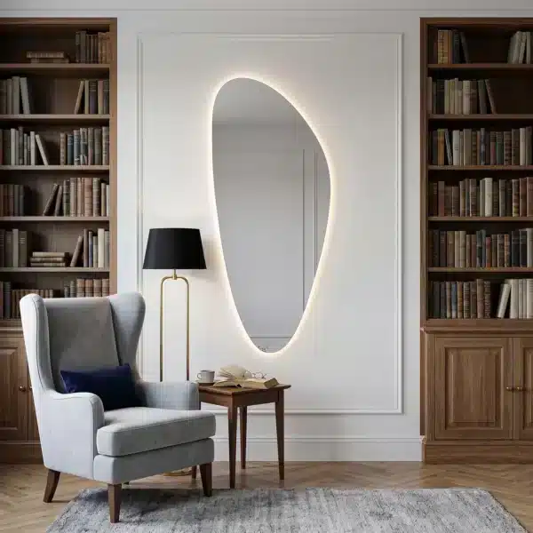 Lustro LED podświetlane nieregularne Marsylia