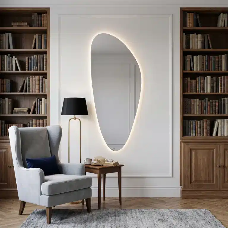 Lustro LED podświetlane nieregularne Marsylia