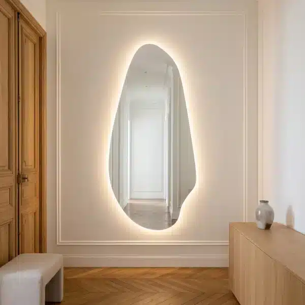 Lustro LED podświetlane nieregularne Nicea