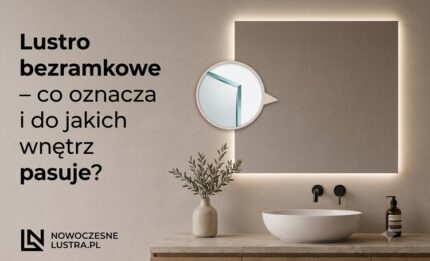lustro bezramkowe - co to oznacza